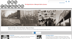Desktop Screenshot of memphislibrary.contentdm.oclc.org