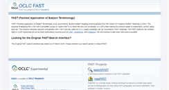 Desktop Screenshot of fast.oclc.org